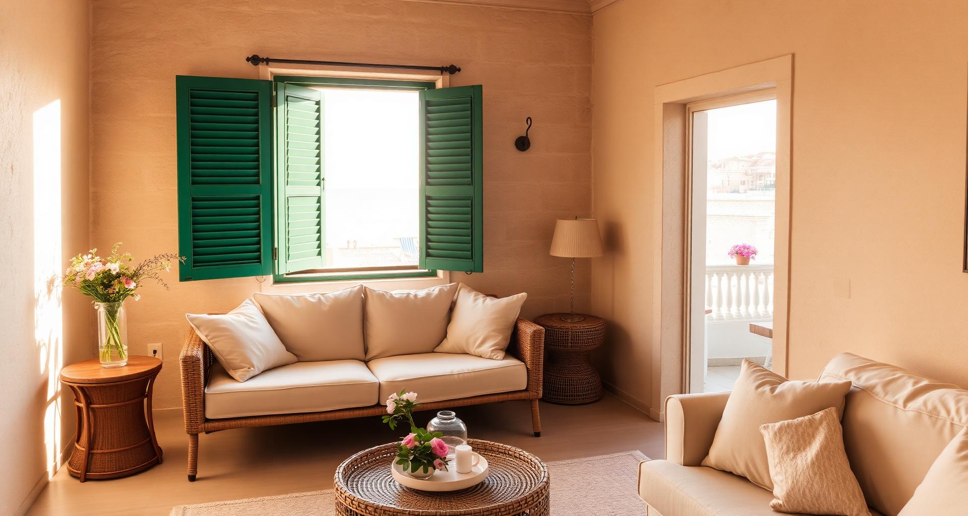 Stylish Maltese holiday apartment with sea view